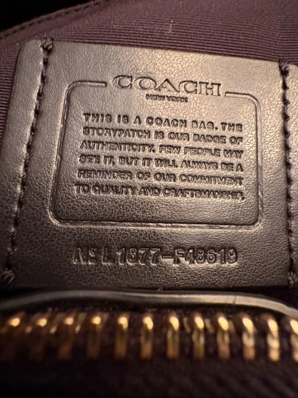 COACH Surrey Carryall Black Croc-Embossed Leather Satchel F48619